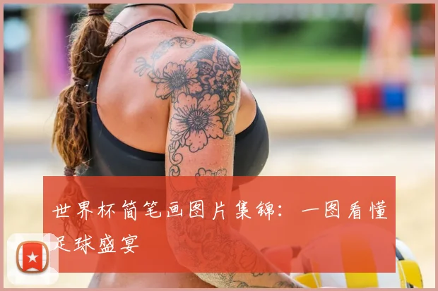 世界杯简笔画图片集锦：一图看懂足球盛宴